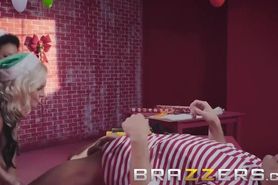 Brazzers - Two naughty elves love big cock