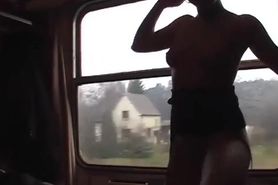 Pickup For Train Threesome orgy