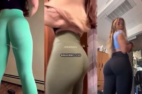 Big booty gym girls
