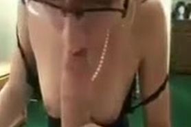 Beautiful Amateur Nerdy Slut Smokes And Sucks Dick On Web Cam