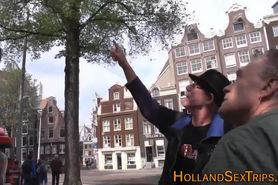 Dutch whore cum sprayed