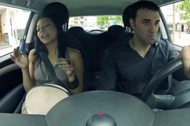 Lara Tinelli Squirts in the passenger car