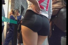 volley teen bubble butt tight shorts
