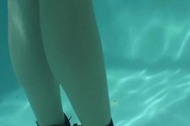 Underwater Bondage With Weight