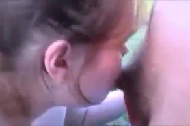 Ex Girlfriend Throating My Cock Outdoors