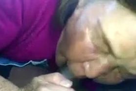 Very Old Asian Granny Sucking