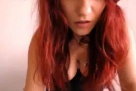 Webcam Redhead With Great Boobs 6
