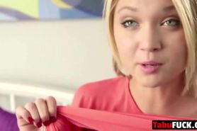 Blonde Teen Slut Gets Fucked Rough By Her Stepdad