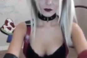 Hot Webcam Model Looks Like Harley Quinn