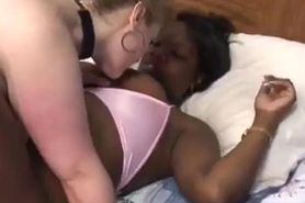 Vibrator loving interracial bbw lesbian girls love to use sex toys