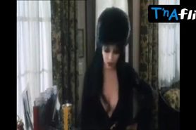 Cassandra Peterson Butt,  Breasts Scene  in Elvira, Mistress Of The Dark