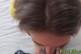 Pussy pounded teen in pov