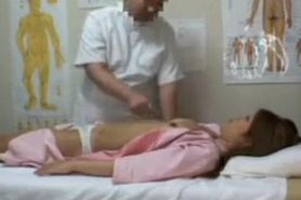 Voyeur massage video of hot Japanese broad getting fingered