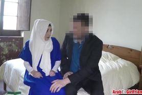 Arab girl caught fucking on camera