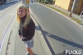 Teen gets picked up and nailed