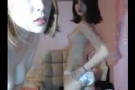 Korean girl stripping
