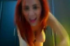 Busty slut teases on cam