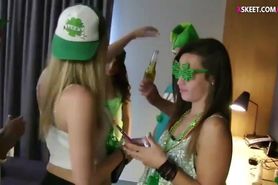 St Patricks Day turns to foursome action in hotel room