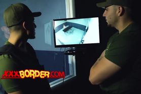 Goldie Glock Gags On Cock And Gets Fucked Hard By Border Patrol Agent