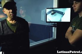 Real skinny latina spoon fucked in jail