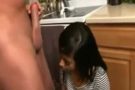 Sleepwalking stepdaughter tricks into giving her father a blowjob