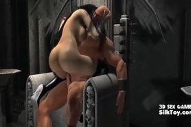 3D Big Ass Horny Slut Queen Hardcore Sex