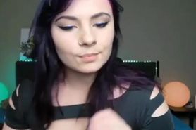 Super huge boobs gf live on webcam