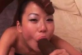 Asian Slut Drains Every Black Dick