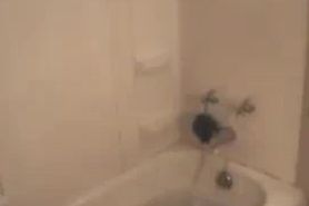 Brunette Orgasms With Showerhead