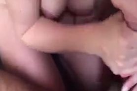 Girl Gets A Mouth Full Of Jizz Sucking On A