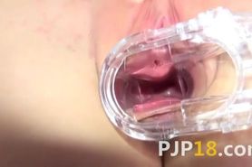 deep glass toy in my pussy