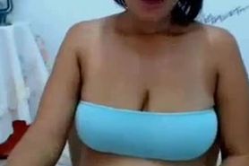 Mature Woman Shows Off Her Boobs