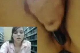 Webcam Girl Orgasms In Library 3