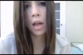 Super Cute Webcam Teen Masturbates F