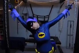 Superheroine Batgirl Captured Bound and Tortured