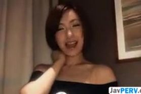 Sexy Asian girl enjoys deepthroat