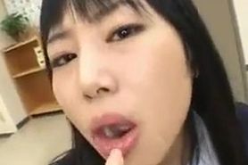 japanese girl cumplay, swallows many loads of jizz (subtitled)