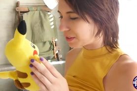 Picachu gets to fuck a very nice pussy and boobs in a room