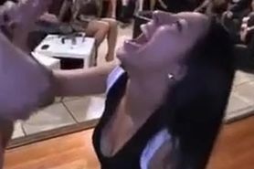 Cheating wives get fucked at a party