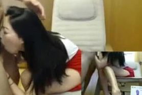 Freshly_in_love_Asian_couple_making_love blowjob and teasing pussy with red dress