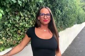 Mila and her glasses come back for sex rough