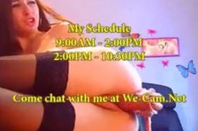 Hot girl bigass in cam chat