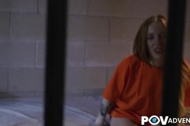 POV Adventure- Horny Prisoner Madi Collins Passes Time By Fucking The Guard