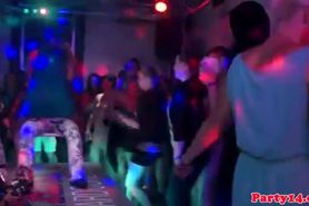 Eurosex partybabe doggystyle fucked after blowjob