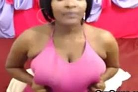 Ebony Whore With Large Breasts