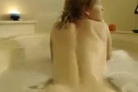 Cute Redhead Bathes And Showers