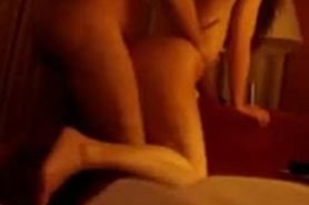 girl gets fucked from behind and assfuck