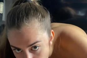 very hot amateur blonde girl pov blowjob I found her at meetxx.com