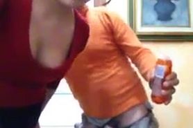 Romanian amateur slut fucked in front of the webcam