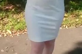 Asian Modest Flashing 6 in the Park